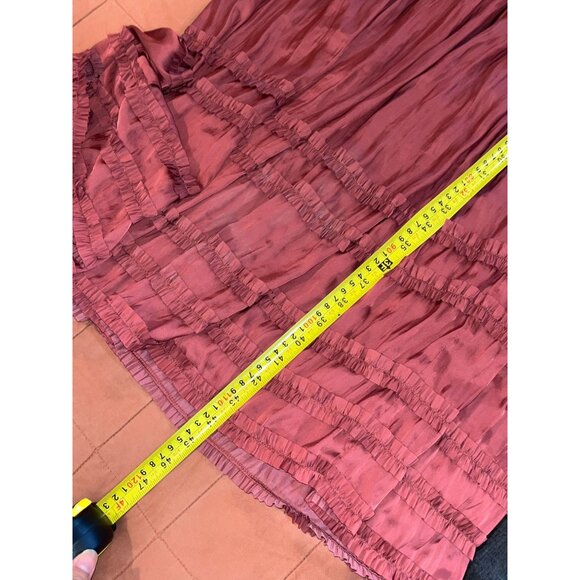 Ulla Johnson Rose Tiered Ruffle Midi Dress size 4 Womens Retails ($658) - Picture 10 of 11